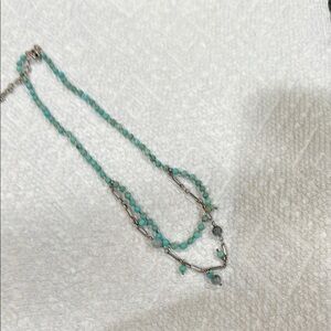 Elegant Turquoise Beaded Necklace